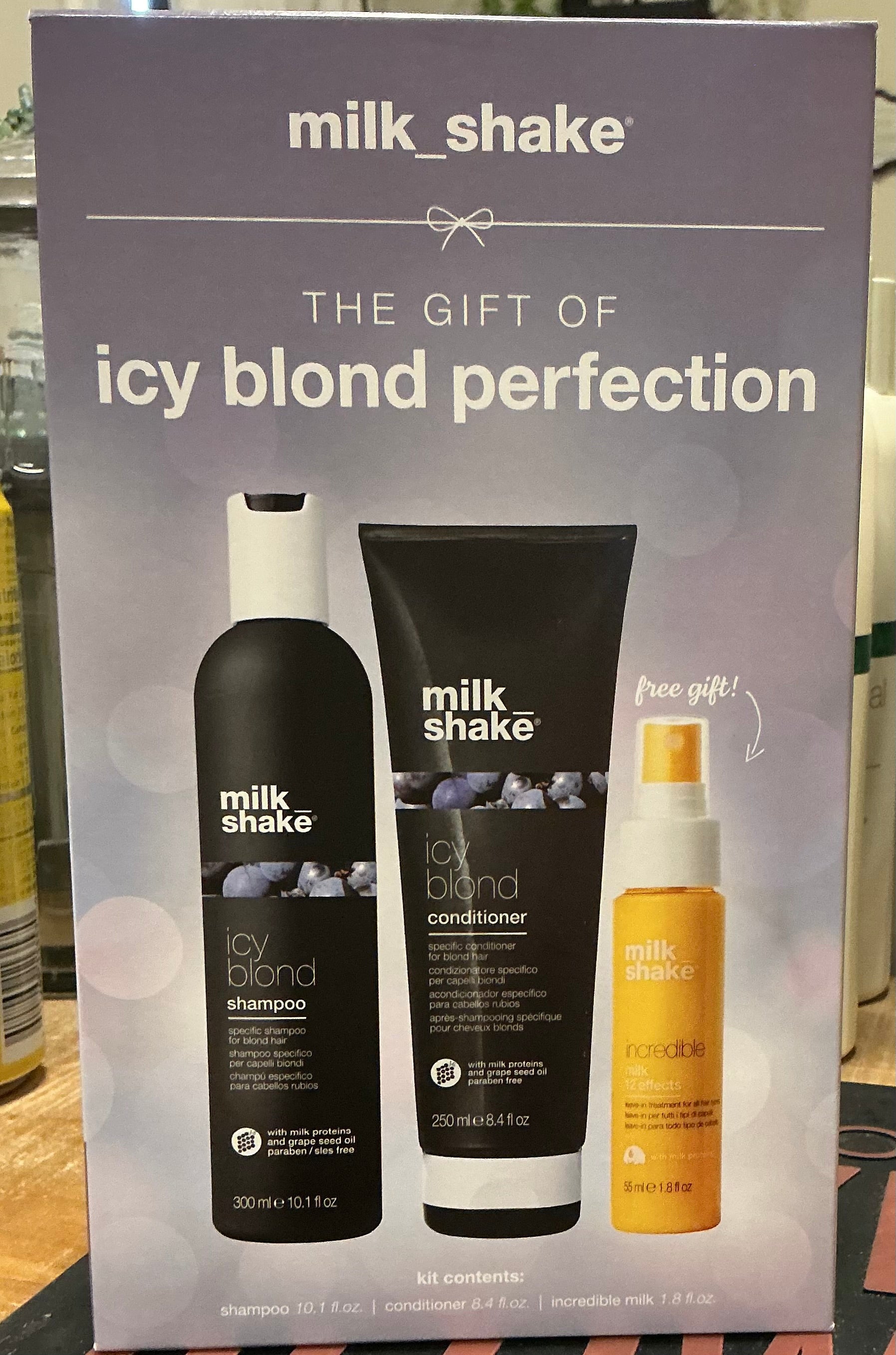 Milkshake Icy Blond Trio Set